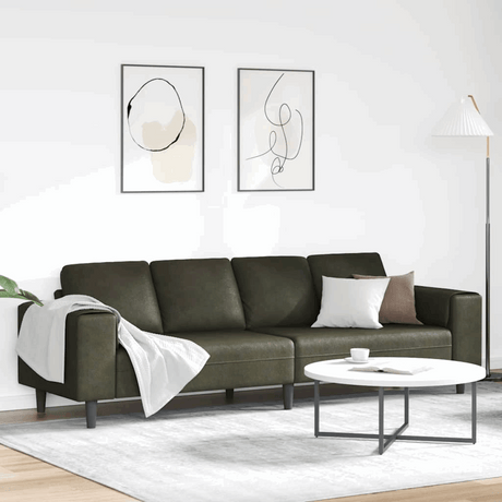 vidaXL Stylish Sofa Set for Modern Living Rooms Army brown without ottoman vidaXL