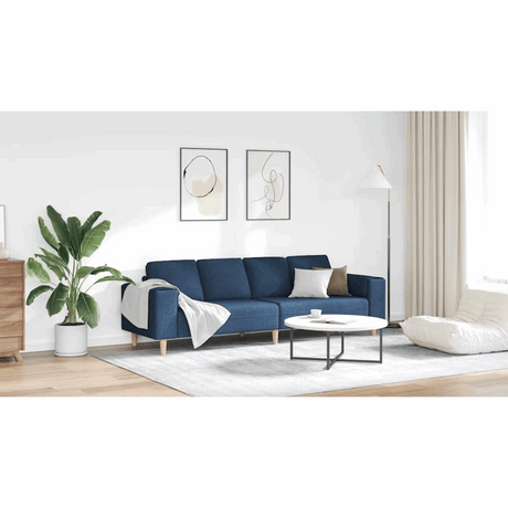 vidaXL Stylish Sofa Set for Modern Living Rooms Blue without ottoman vidaXL
