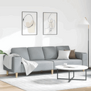 vidaXL Stylish Sofa Set for Modern Living Rooms Light grey without ottoman vidaXL