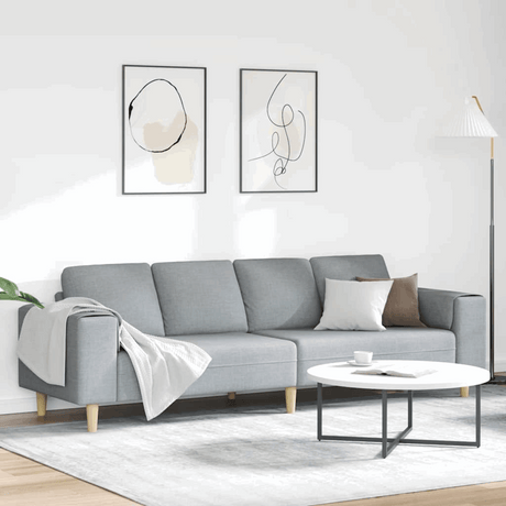 vidaXL Stylish Sofa Set for Modern Living Rooms Light grey without ottoman vidaXL