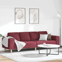 vidaXL Stylish Sofa Set for Modern Living Rooms Wine red without ottoman vidaXL
