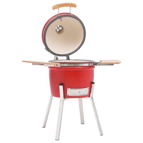Kamado Barbecue Grill Smoker Ceramic 81 cm vidaXL