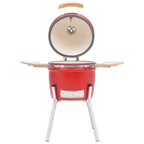 Kamado Barbecue Grill Smoker Ceramic 81 cm vidaXL