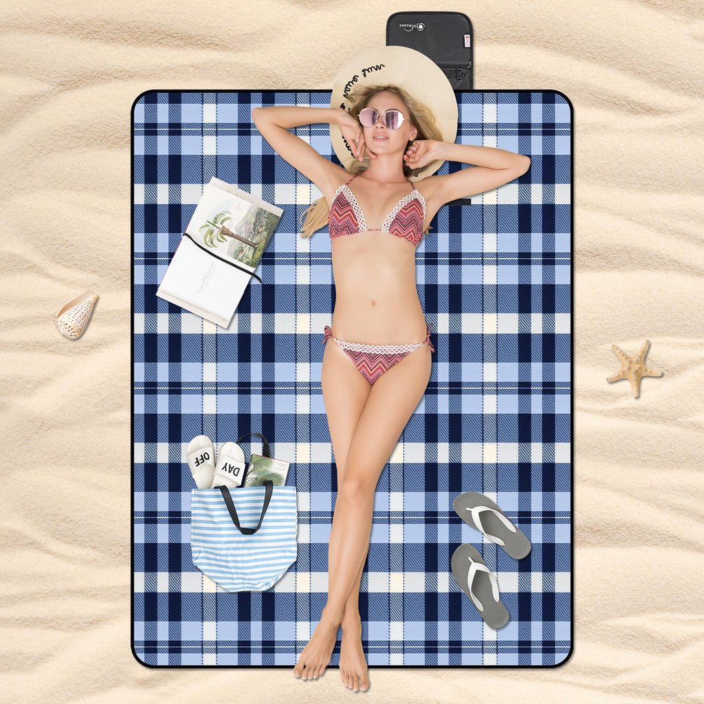 Vinsani Folding Picnic Blanket - Extra Large Waterproof Vinsani