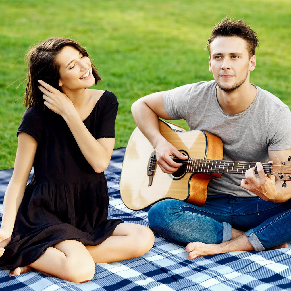 Vinsani Folding Picnic Blanket - Extra Large Waterproof Vinsani