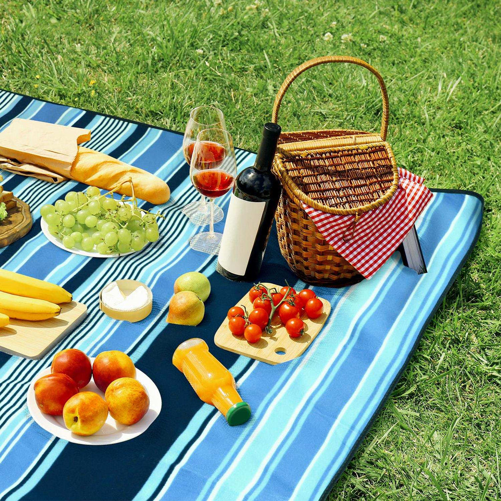 Vinsani Folding Picnic Blanket - Extra Large Waterproof Vinsani