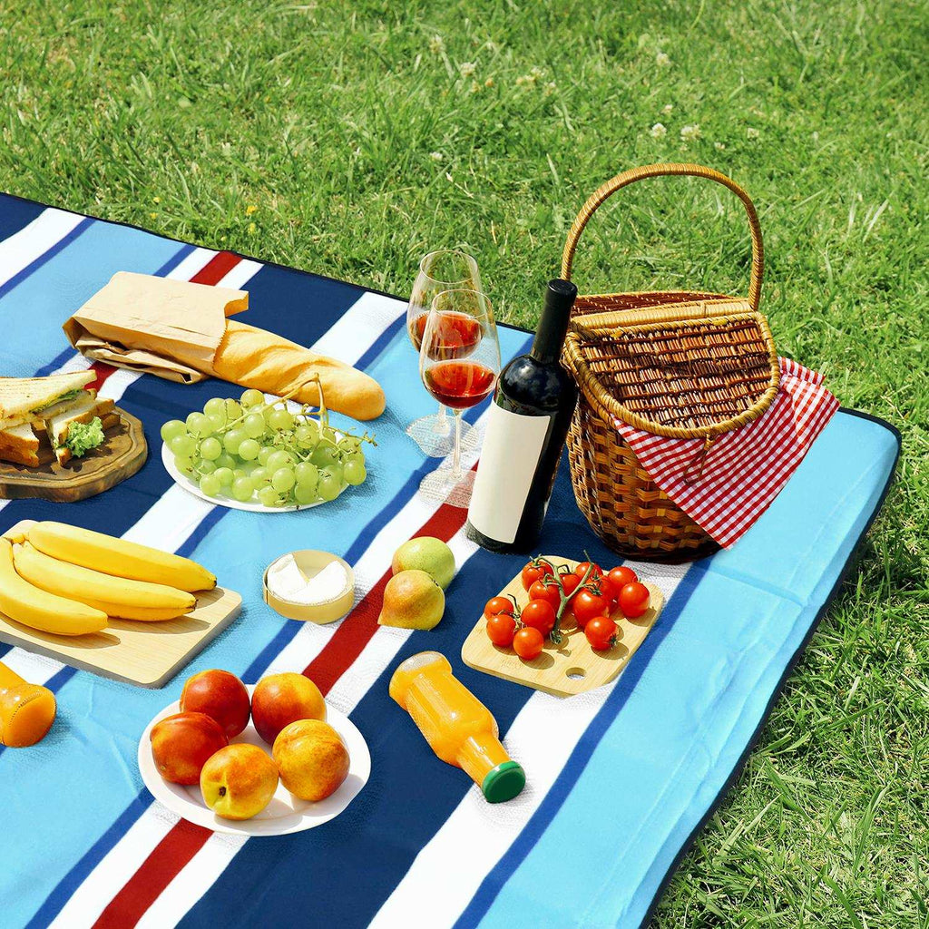 Vinsani Folding Picnic Blanket - Extra Large Waterproof Vinsani