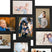 vidaXL Black Collage Photo Frame for 10 Photos black vidaXL