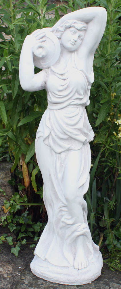 Stone Effect Lady With Urn Statue Geko Products