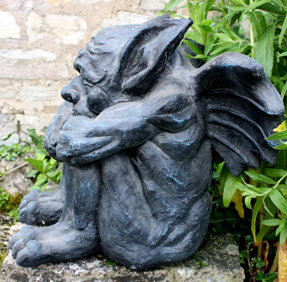 Stone Effect Large Gargoyle Statue Geko Products