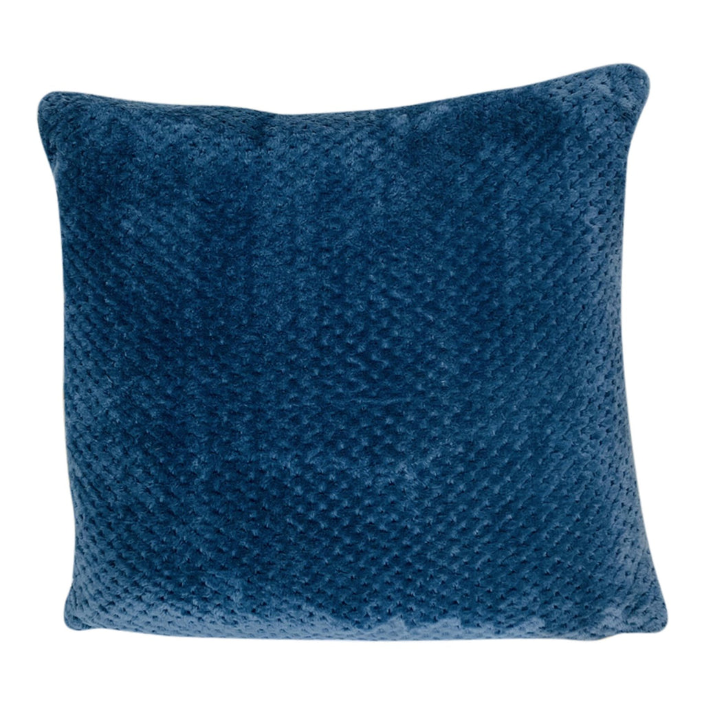 Textured Scatter Cushion Blue 45cm Geko Products