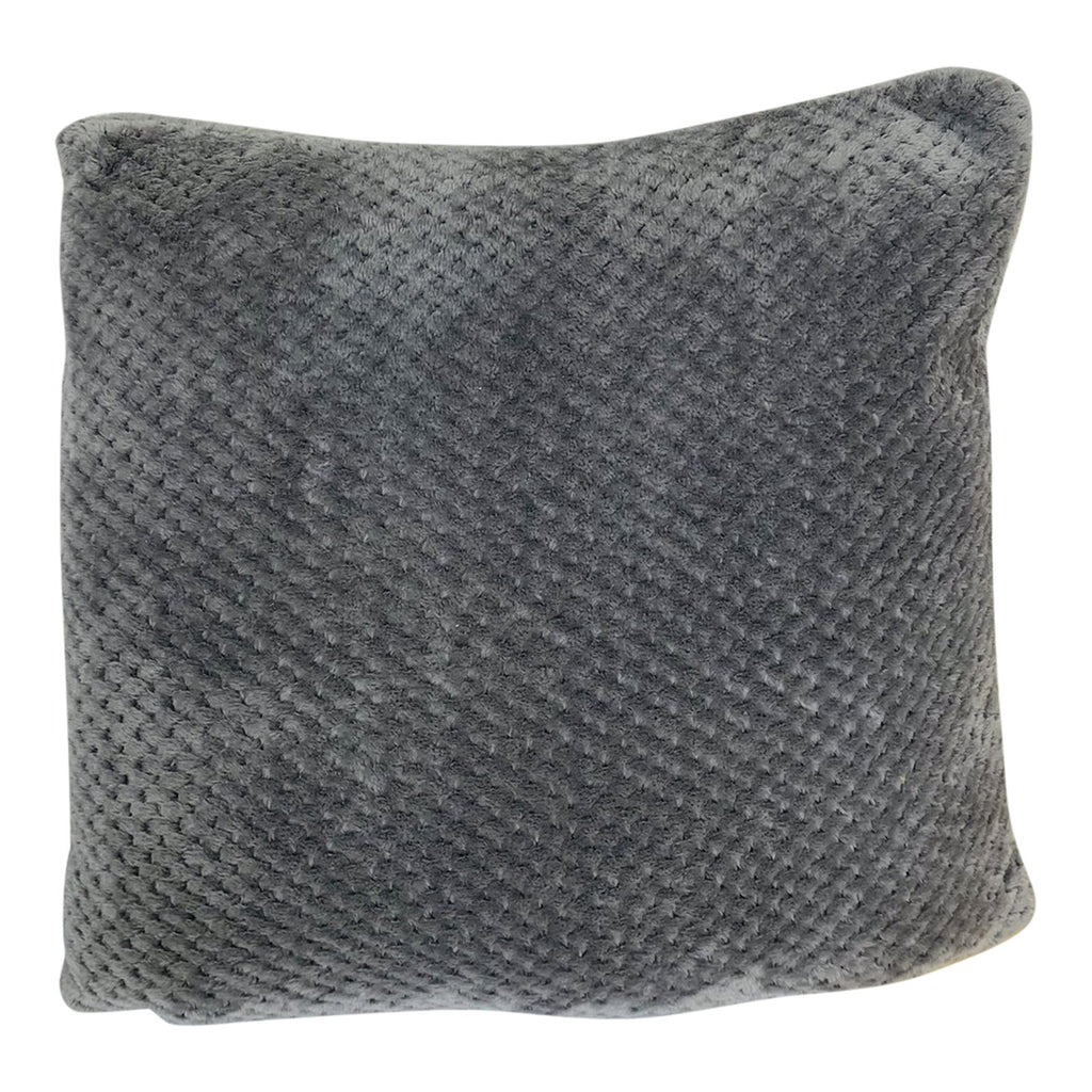 Textured Scatter Cushion Grey 45cm Geko Products