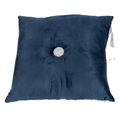 Double Sided Square Scatter Cushion Dark Blue 36cm - Shades 4 Seasons