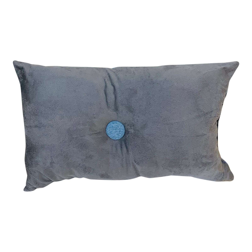 Double Side Rectangular Scatter Cushion Grey 45cm Geko Products