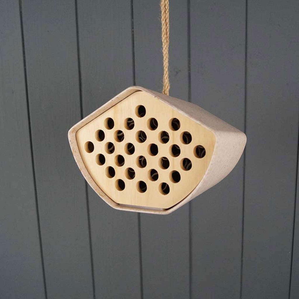 Earthy Sustainable Bee House (16cm) Geko Products