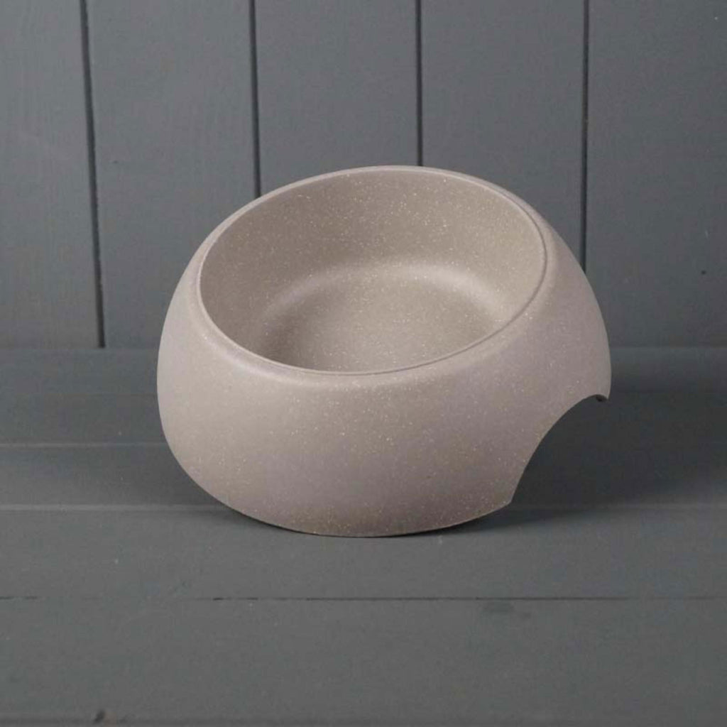 Earthy Pet Bowl Made with Straw (18cm) Geko Products