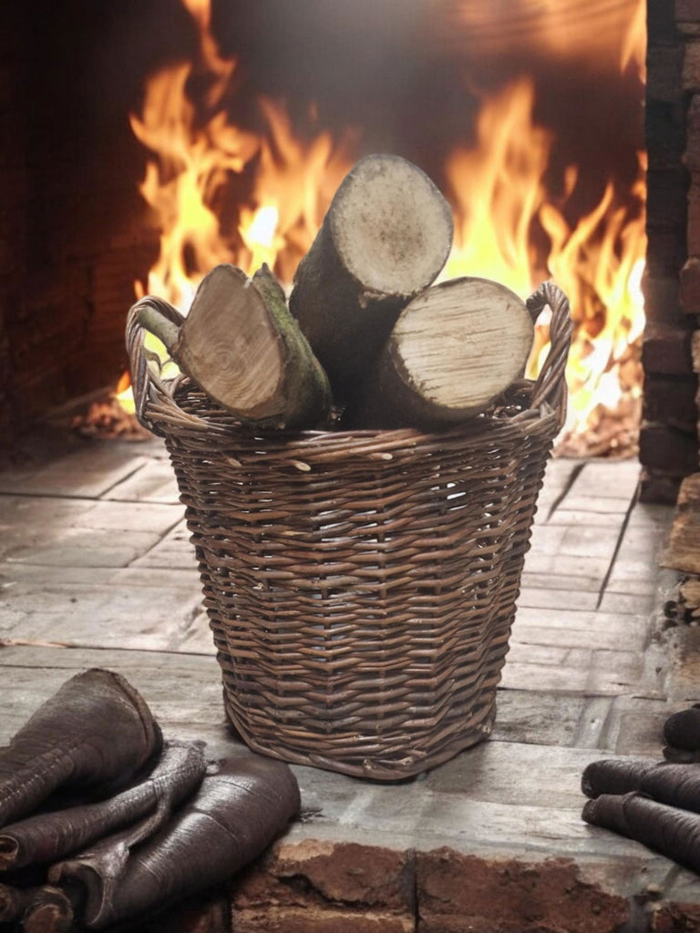 Willow Round Kindling Basket Geko Products