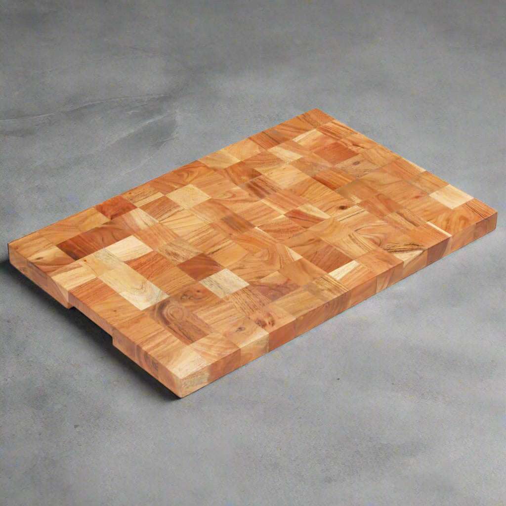 vidaXL Chopping Board 40x30x3.8 cm Solid Acacia Wood vidaXL