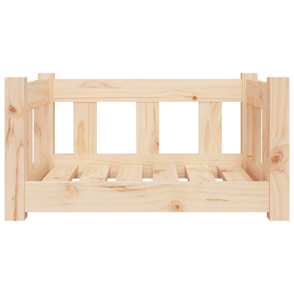 vidaXL Dog Bed 55.5x45.5x28 cm Solid Wood Pine vidaXL