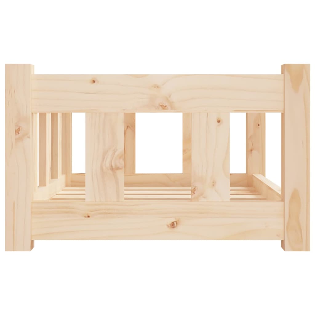 vidaXL Dog Bed 55.5x45.5x28 cm Solid Wood Pine vidaXL