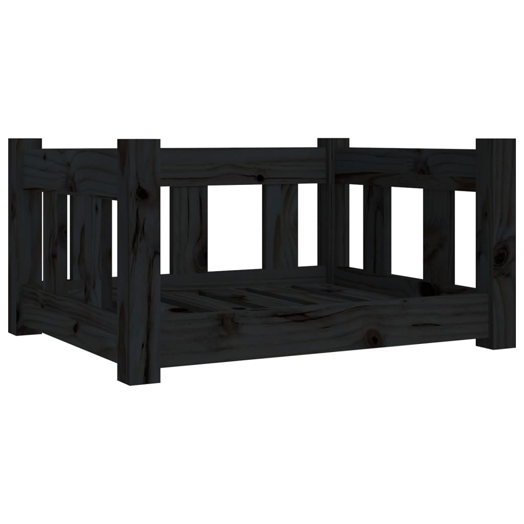 vidaXL Dog Bed 55.5x45.5x28 cm Solid Wood Pine vidaXL