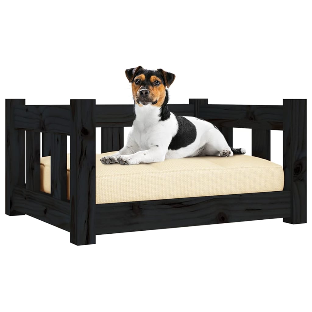 vidaXL Dog Bed 55.5x45.5x28 cm Solid Wood Pine vidaXL