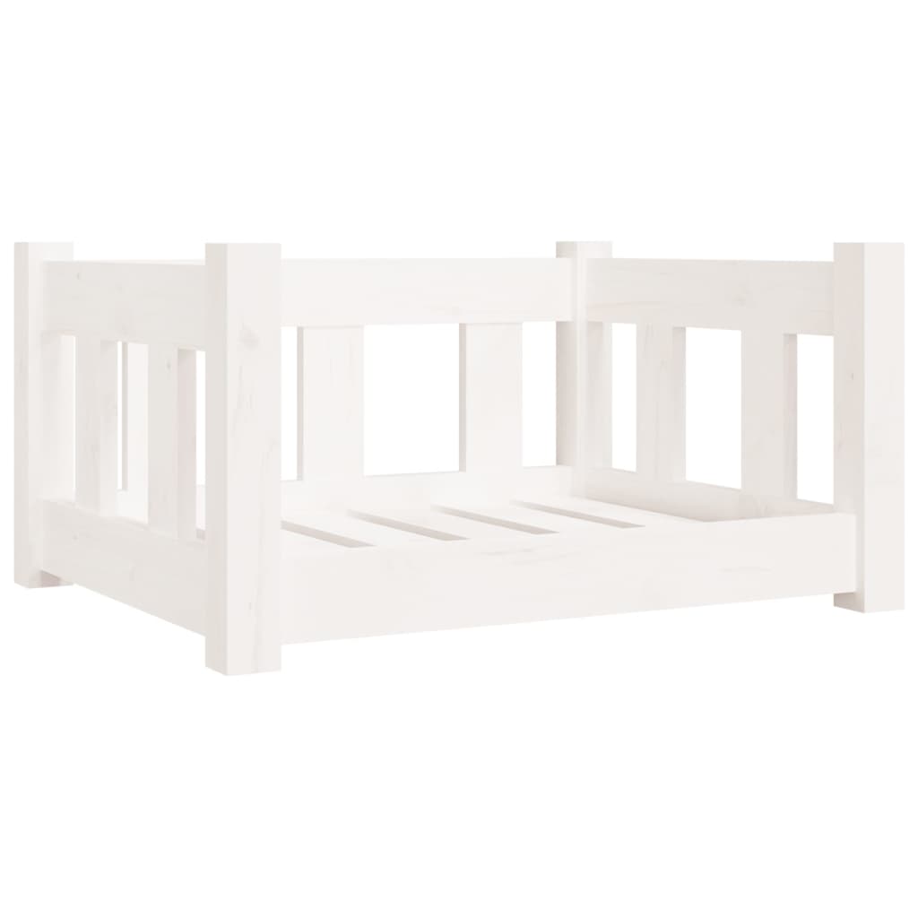 vidaXL Dog Bed 55.5x45.5x28 cm Solid Wood Pine vidaXL