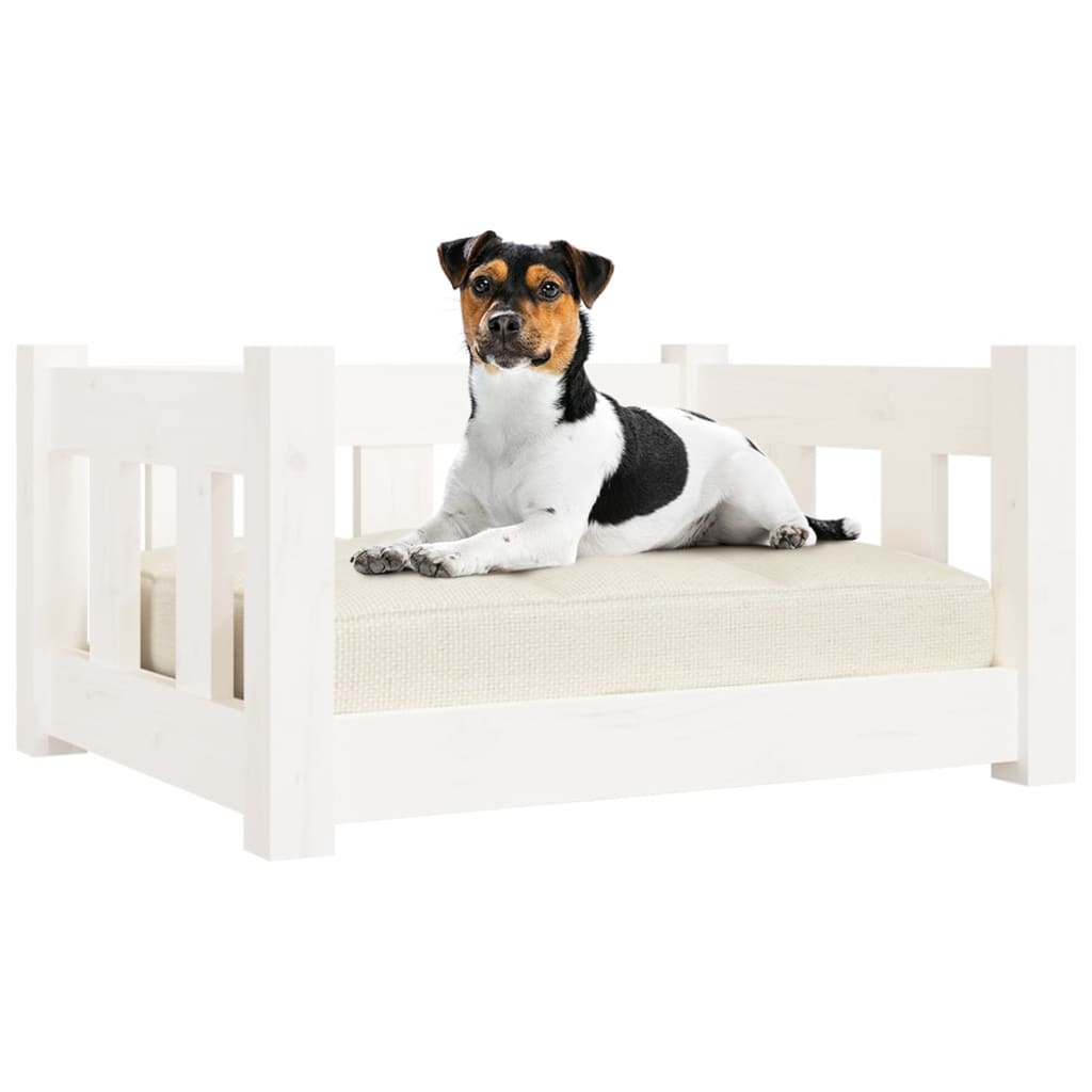 vidaXL Dog Bed 55.5x45.5x28 cm Solid Wood Pine vidaXL