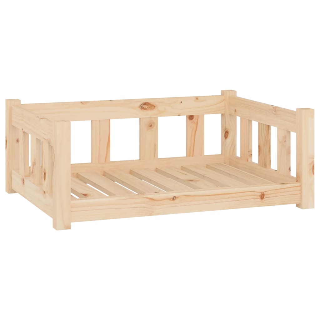 vidaXL Dog Bed 55.5x45.5x28 cm Solid Wood Pine vidaXL