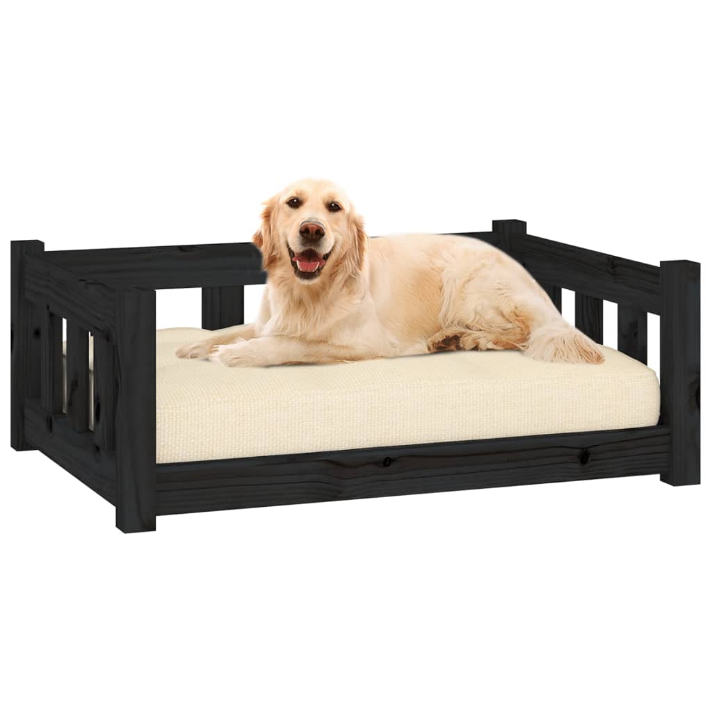 vidaXL Dog Bed 55.5x45.5x28 cm Solid Wood Pine vidaXL