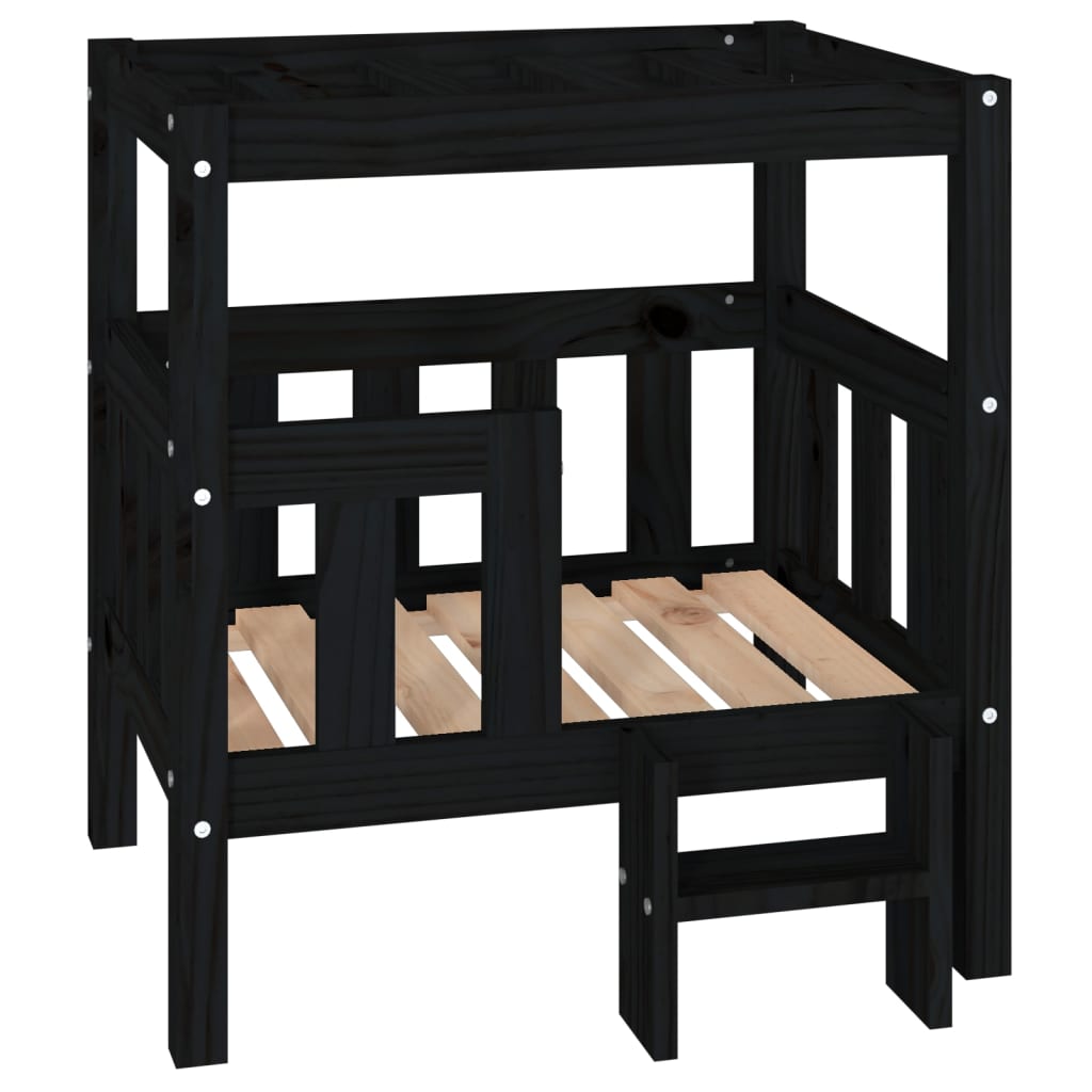 vidaXL Dog Bed 55.5x53.5x60 cm Solid Wood Pine vidaXL