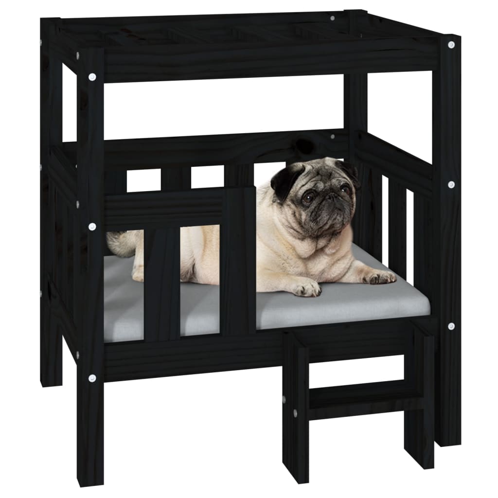 vidaXL Dog Bed 55.5x53.5x60 cm Solid Wood Pine vidaXL