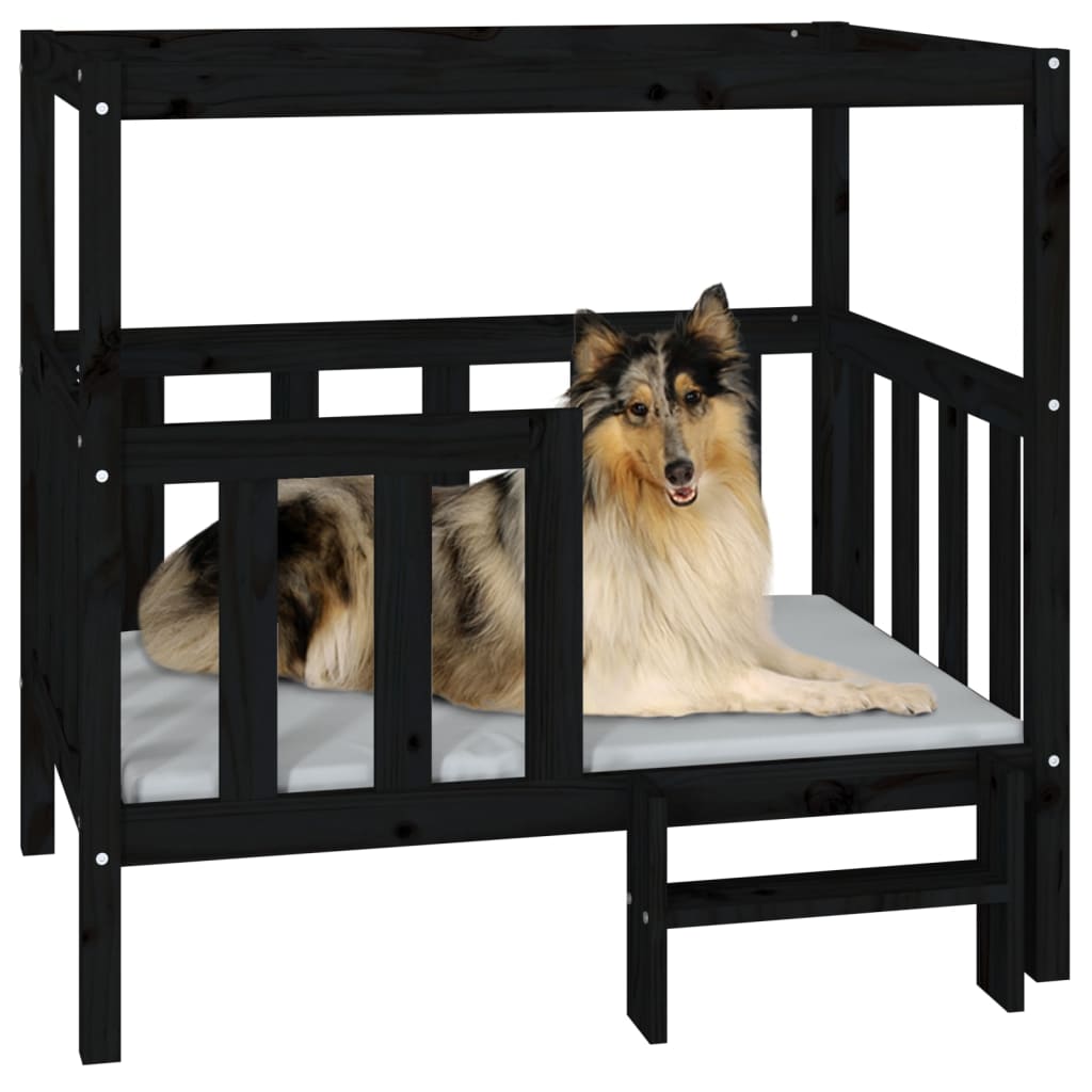 vidaXL Dog Bed 55.5x53.5x60 cm Solid Wood Pine vidaXL