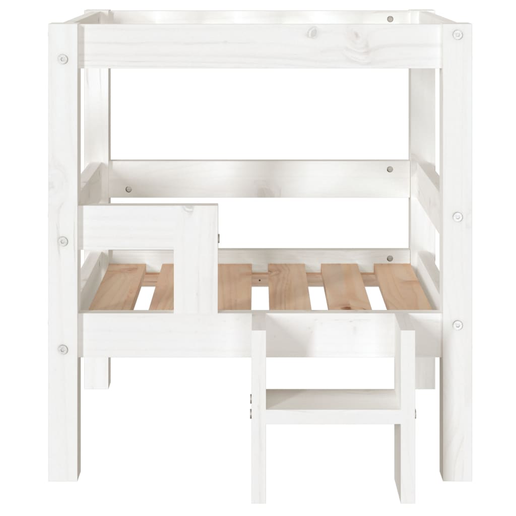 vidaXL Dog Bed 55.5x53.5x60 cm Solid Wood Pine vidaXL