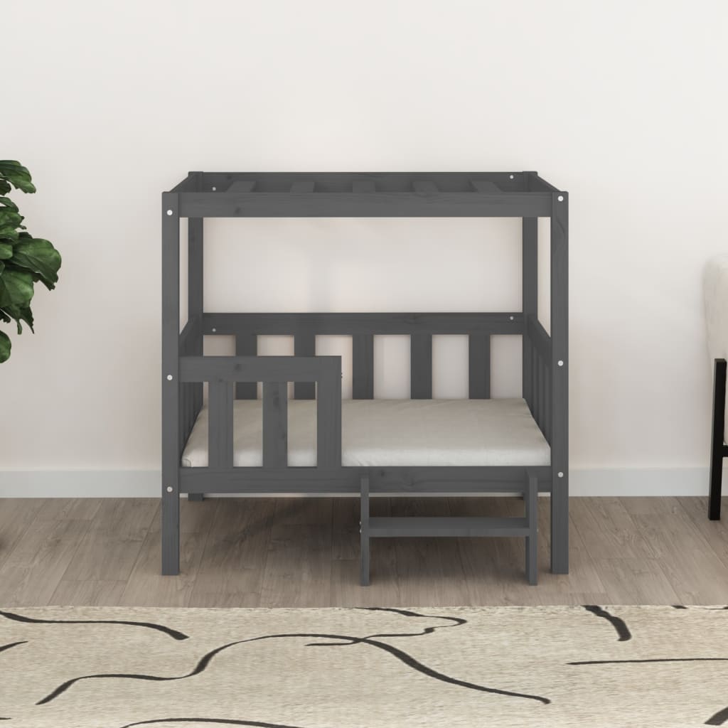 vidaXL Dog Bed 55.5x53.5x60 cm Solid Wood Pine vidaXL