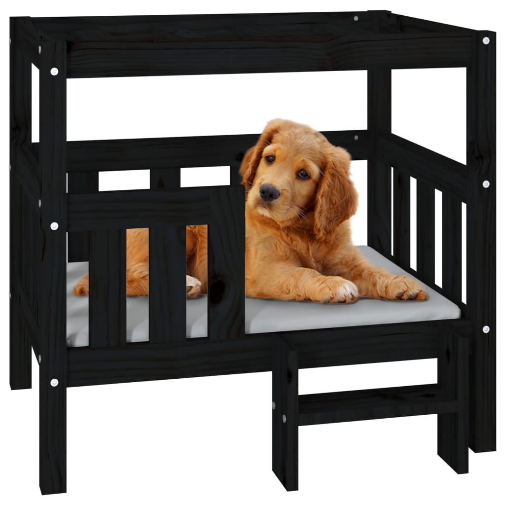 vidaXL Dog Bed 55.5x53.5x60 cm Solid Wood Pine vidaXL
