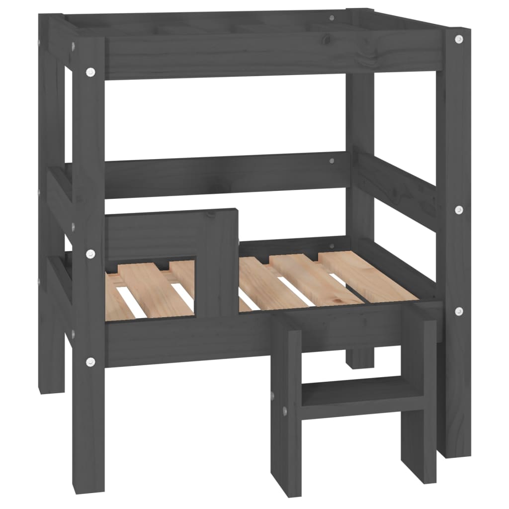 vidaXL Dog Bed 55.5x53.5x60 cm Solid Wood Pine vidaXL