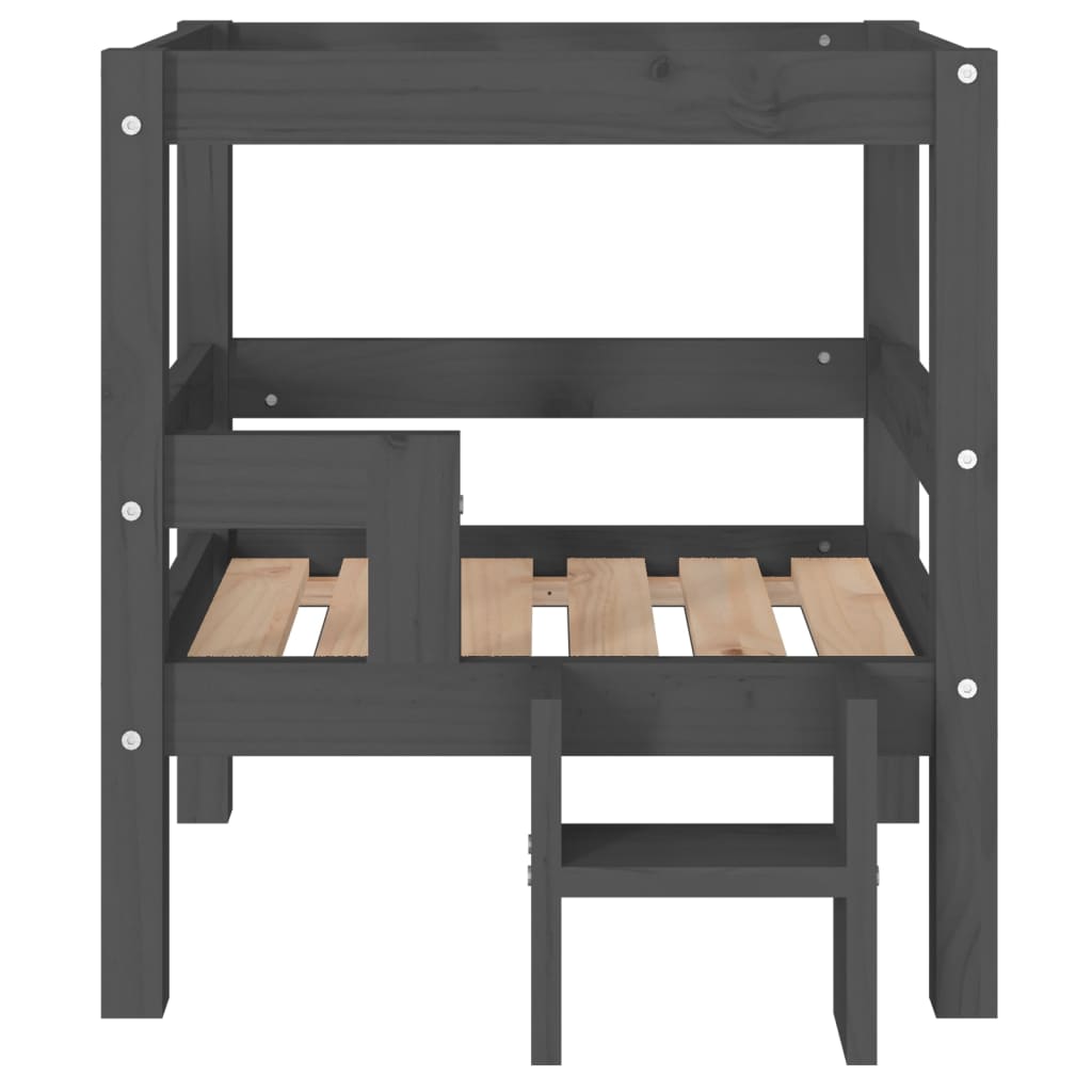 vidaXL Dog Bed 55.5x53.5x60 cm Solid Wood Pine vidaXL