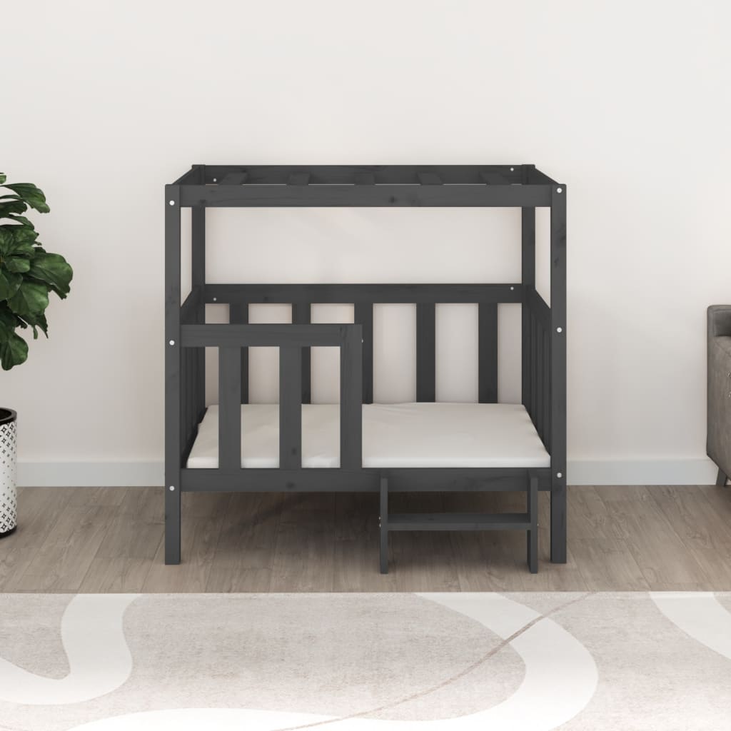 vidaXL Dog Bed 55.5x53.5x60 cm Solid Wood Pine vidaXL
