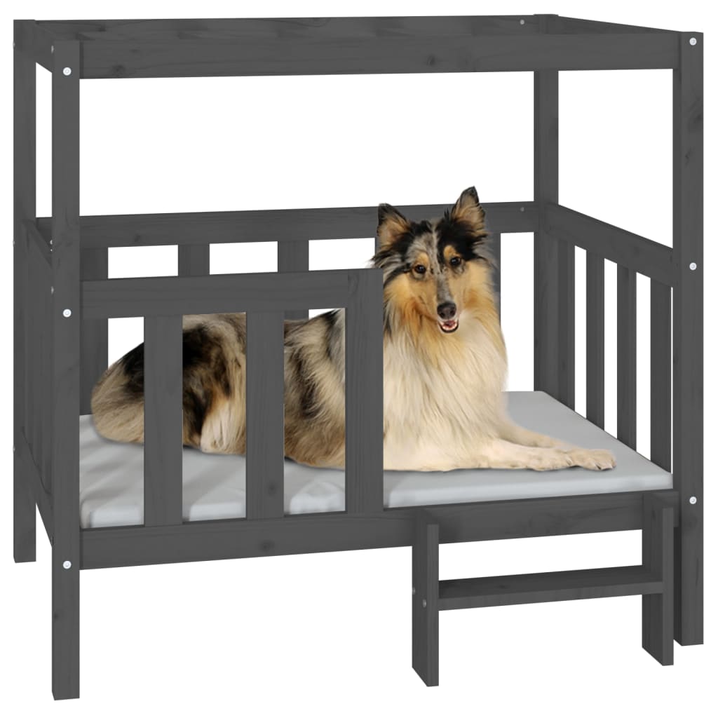 vidaXL Dog Bed 55.5x53.5x60 cm Solid Wood Pine vidaXL