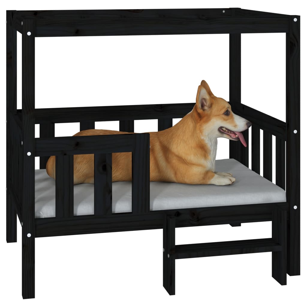 vidaXL Dog Bed 55.5x53.5x60 cm Solid Wood Pine vidaXL