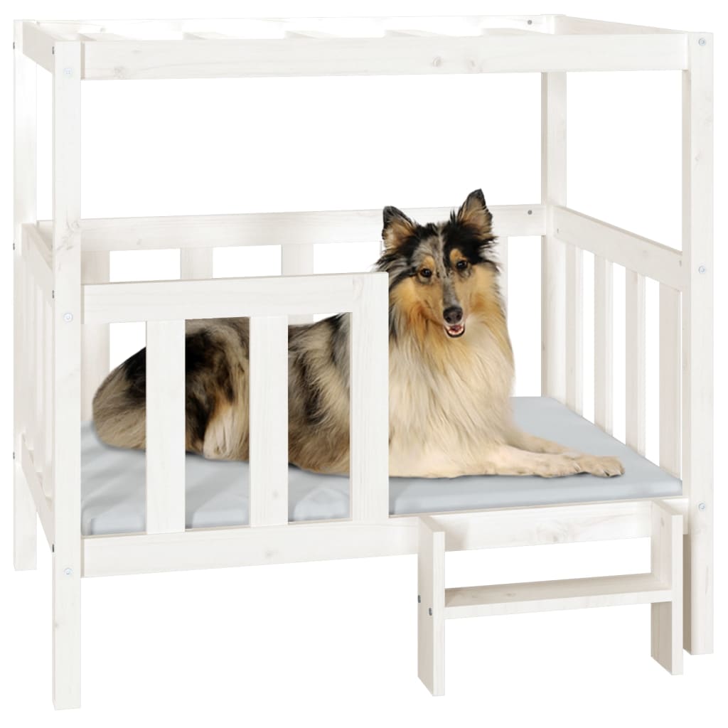 vidaXL Dog Bed 55.5x53.5x60 cm Solid Wood Pine vidaXL