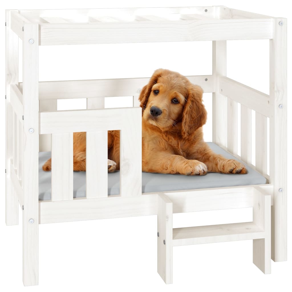 vidaXL Dog Bed 55.5x53.5x60 cm Solid Wood Pine vidaXL