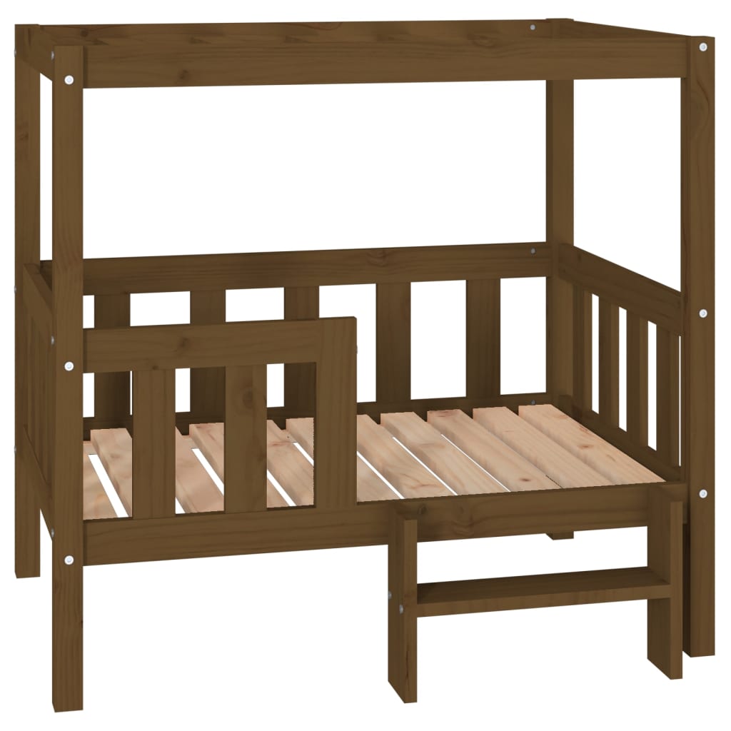 vidaXL Dog Bed 55.5x53.5x60 cm Solid Wood Pine vidaXL