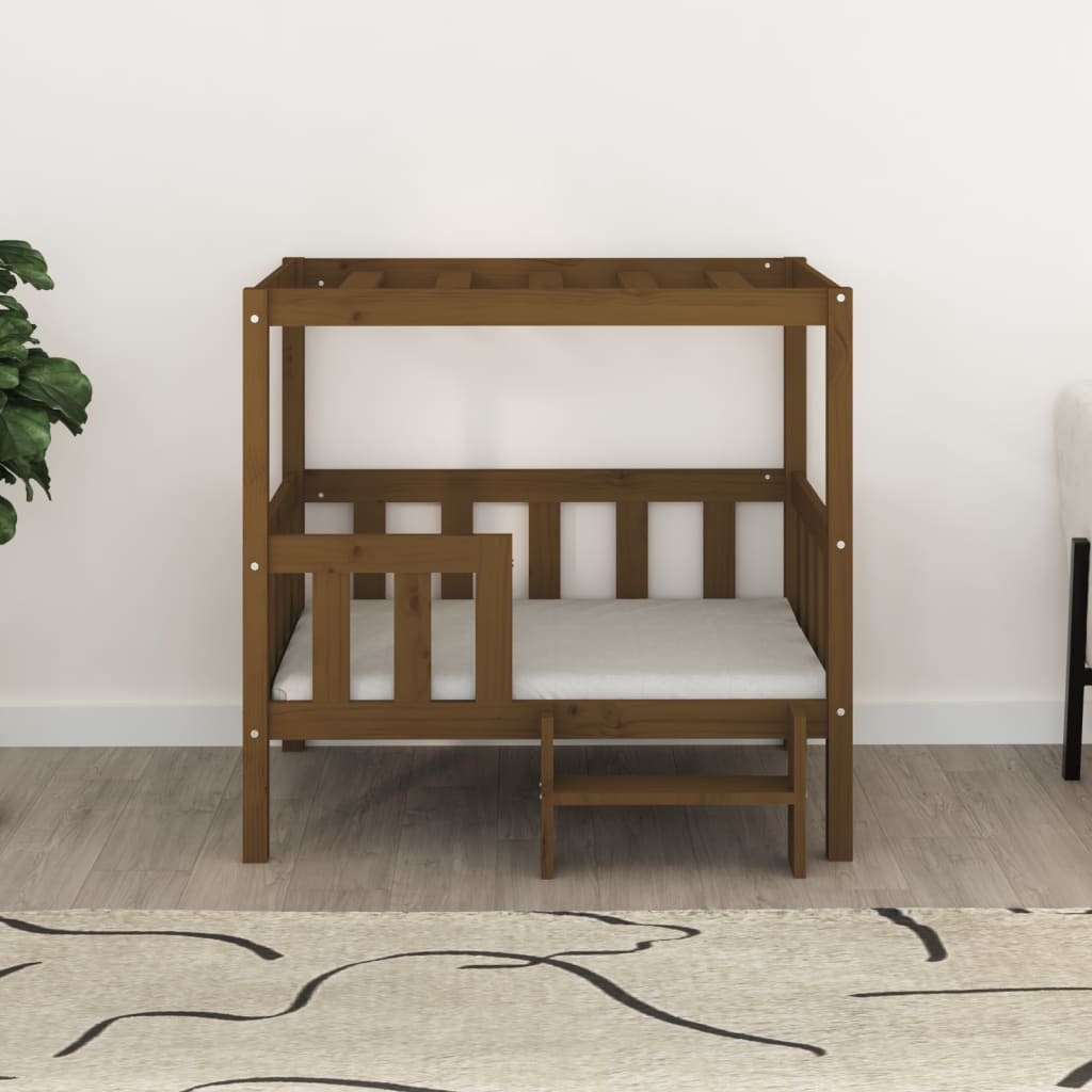 vidaXL Dog Bed 55.5x53.5x60 cm Solid Wood Pine vidaXL