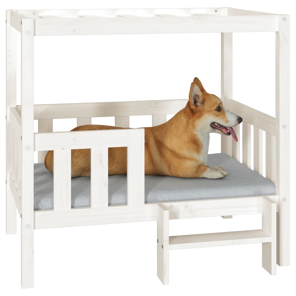 vidaXL Dog Bed 55.5x53.5x60 cm Solid Wood Pine vidaXL