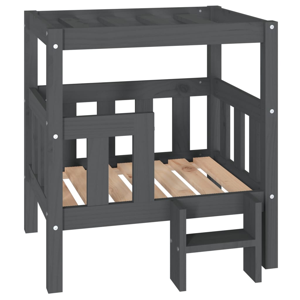 vidaXL Dog Bed 55.5x53.5x60 cm Solid Wood Pine vidaXL