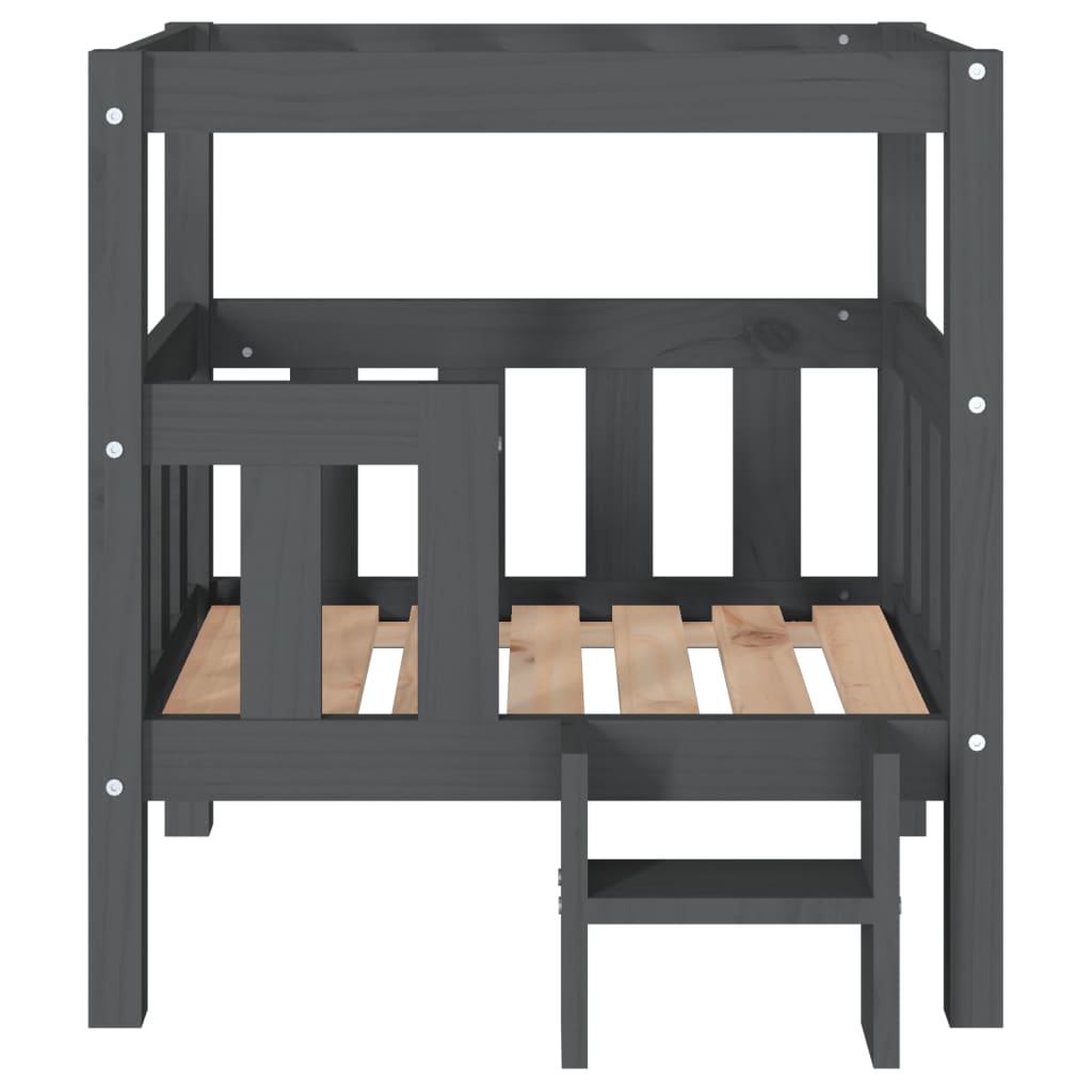 vidaXL Dog Bed 55.5x53.5x60 cm Solid Wood Pine vidaXL