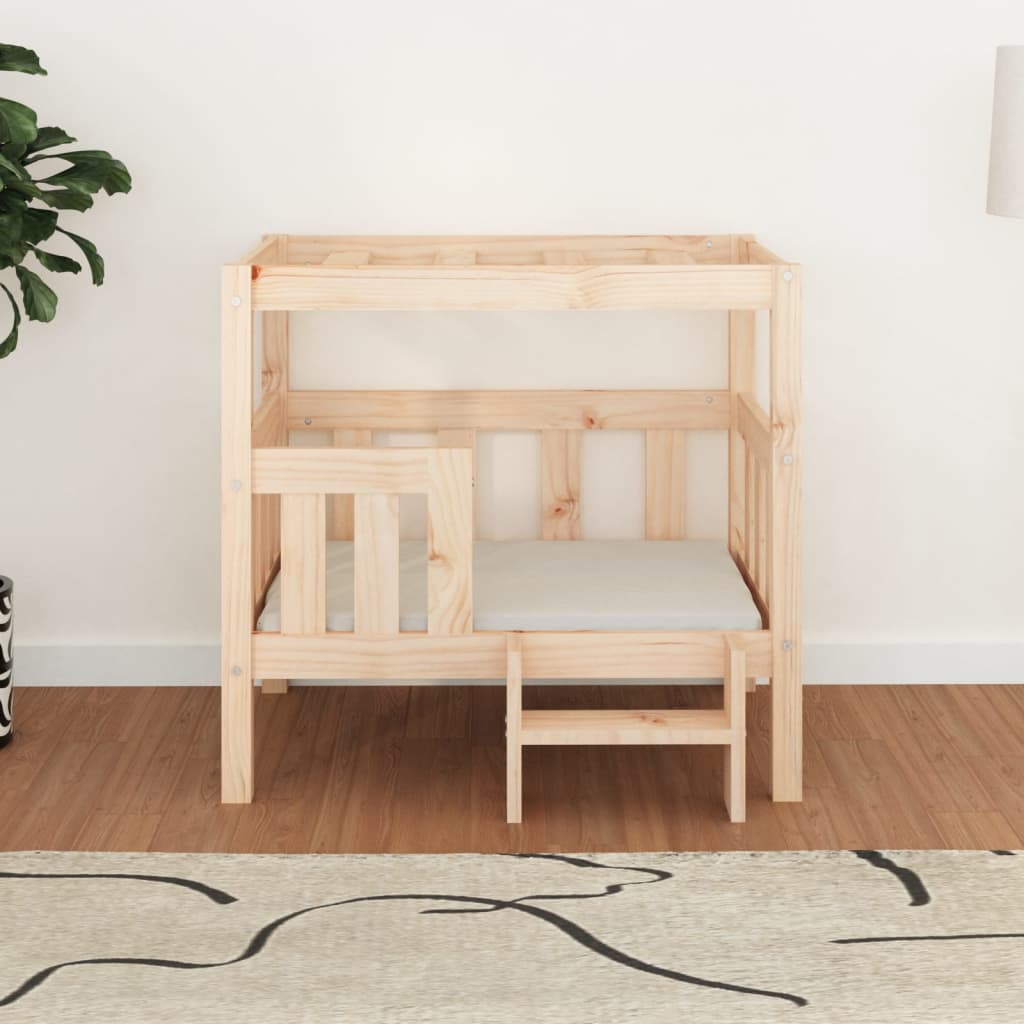 vidaXL Dog Bed 55.5x53.5x60 cm Solid Wood Pine vidaXL