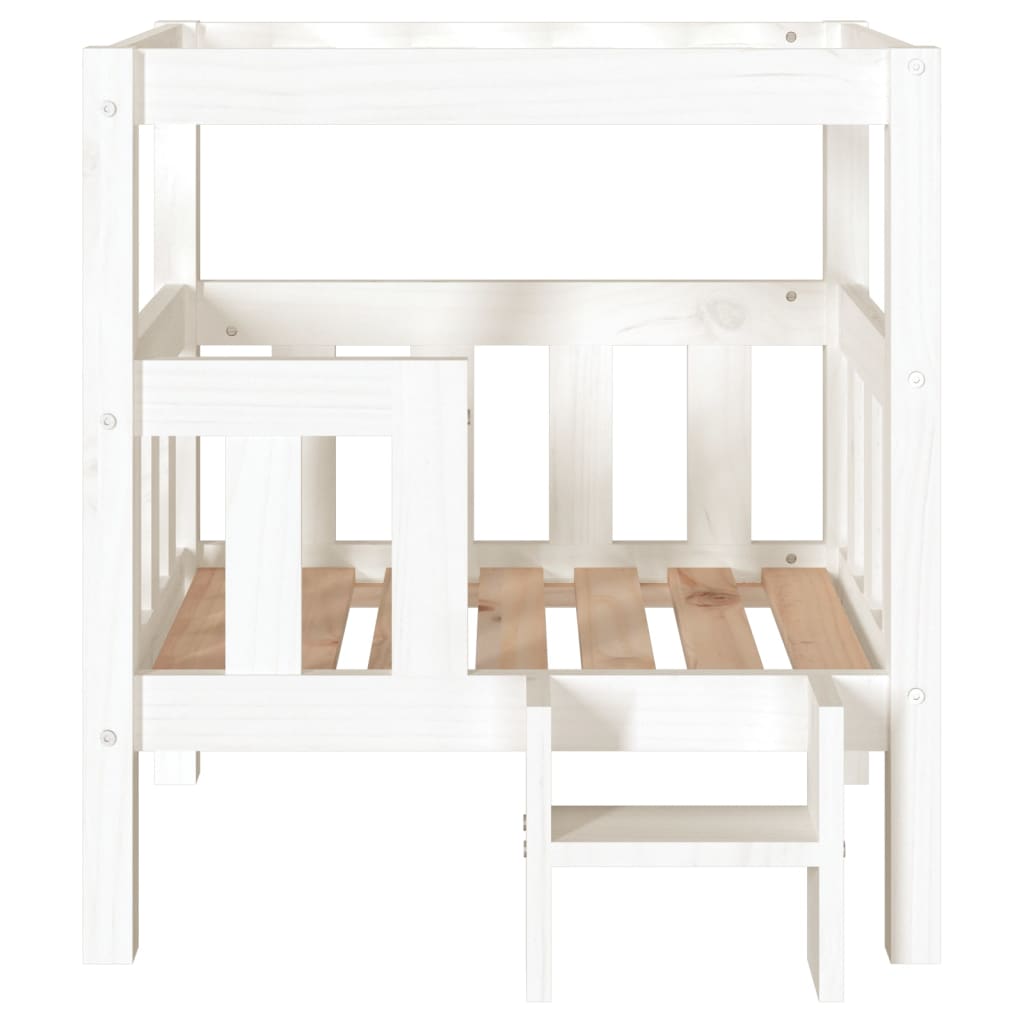 vidaXL Dog Bed 55.5x53.5x60 cm Solid Wood Pine vidaXL